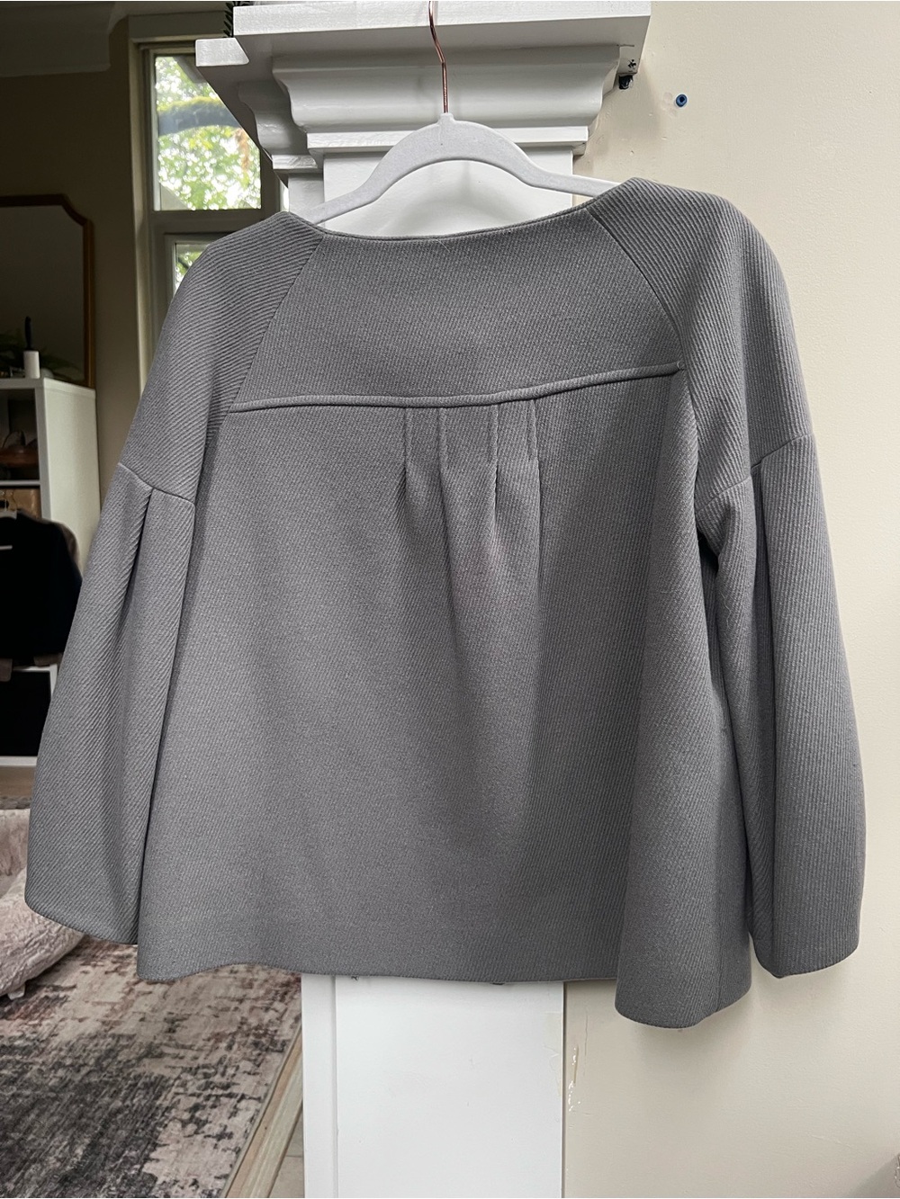 Maje collarless crop jacket - Picture 6 of 10
